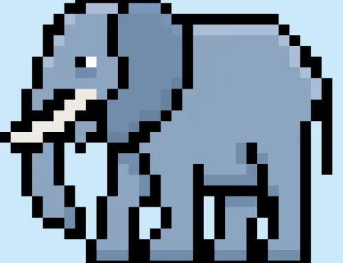 How to Make a Pixel Art African Elephant