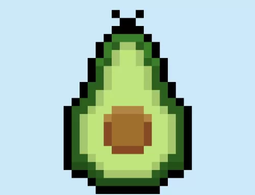 How to Make a Pixel Art Avocado