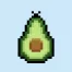 Pixel Art Avocado