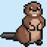 Pixel Art Beaver