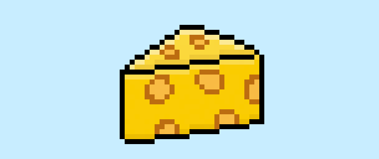 Comment faire du fromage en pixel art pour débutants