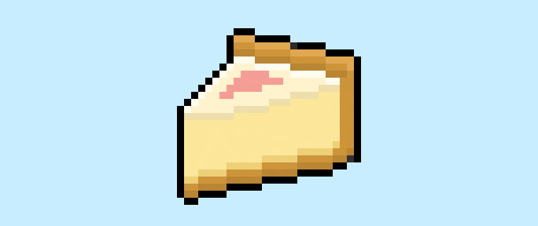 Comment créer un cheesecake en pixel art pour débutants