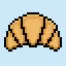 Pixel Art Croissant