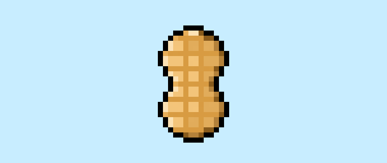 How to Make a Pixel Art Peanut for Beginners