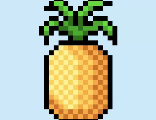 How to Make a Pixel Art Pineapple