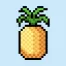 Pixel Art Pineapple