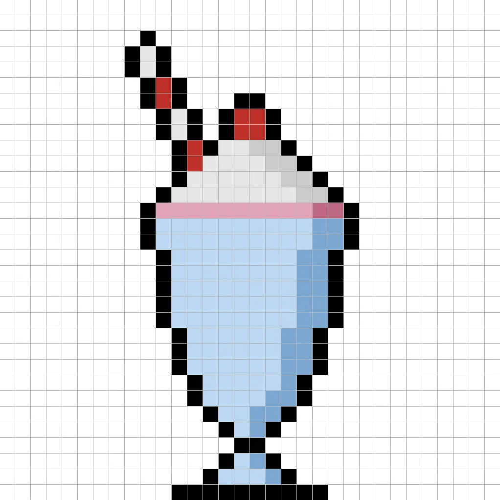 32x32 Pixel art shake with shadows to give depth to the shake