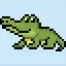 Pixel Art Alligator