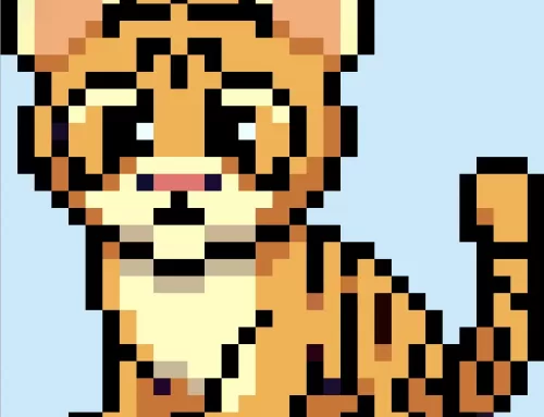 How to Make a Pixel Art Baby Tiger