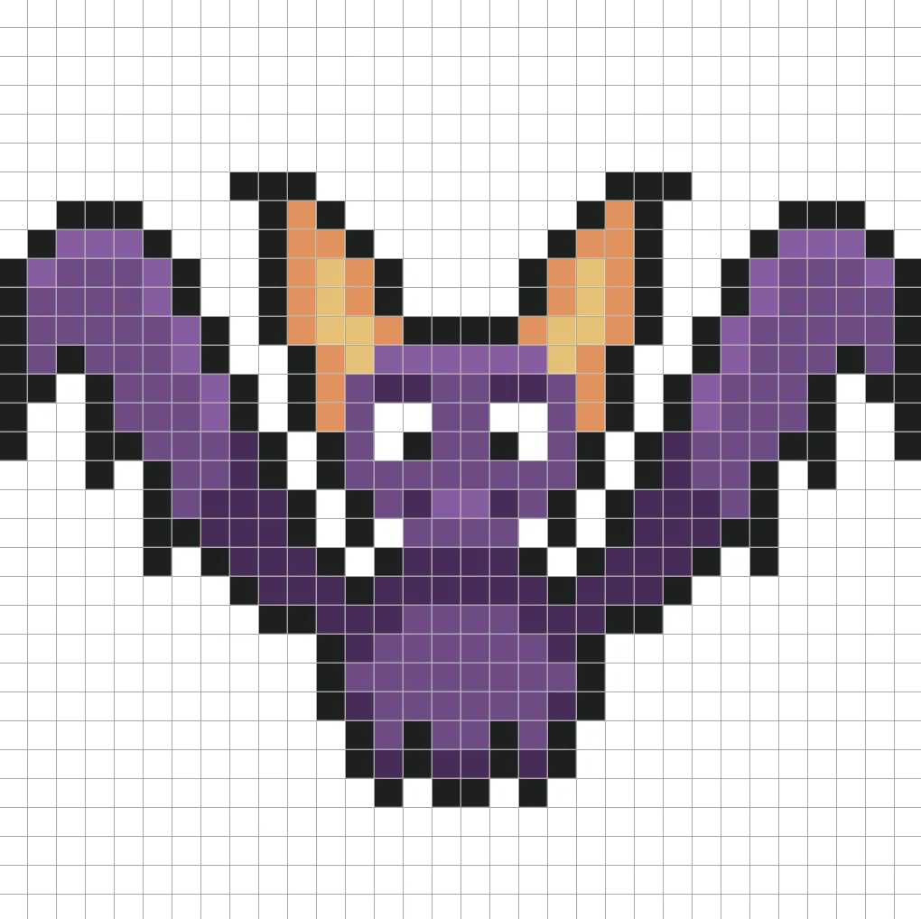 Ajouter des reflets à la Chauve-souris en pixel art 8 bits