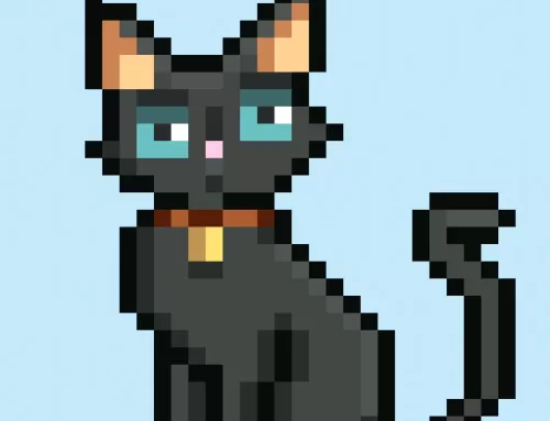 How to Make a Pixel Art Black Cat