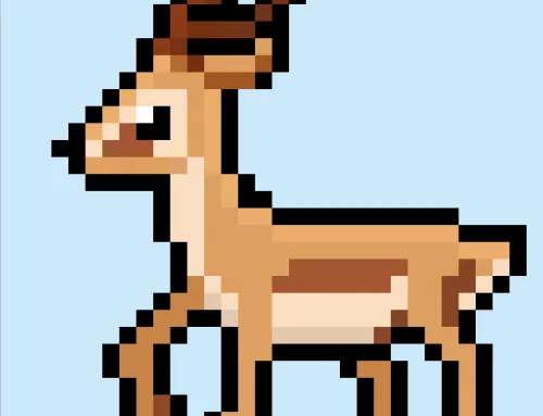 How to Make a Pixel Art Gazelle