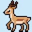 Pixel Art Gazelle