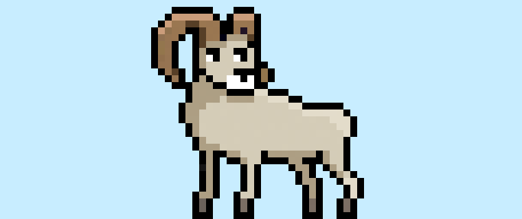 How to Make a Pixel Art Ram for Beginners