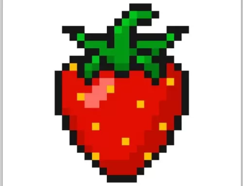 How to Make Strawberry Pixel Art