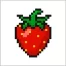 Strawberry Pixel Art