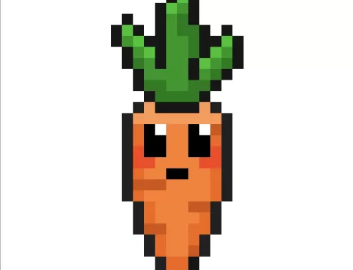 How to Draw Kawaii Carrot Pixel Art