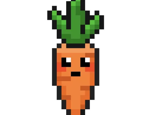 How to Draw Kawaii Carrot Pixel Art